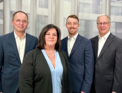 Engel North America Management Board (left to right): Johann Dastl (CFO), Vanessa Malena (COO), Benjamin Lettner (CSO), Mark Sankovitch (CEO)