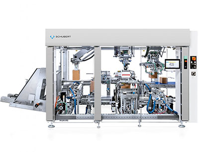 Compact lightline cartonpacker is part of a packaging line for contract manufacturer Hudsonville Creamery & Ice Cream