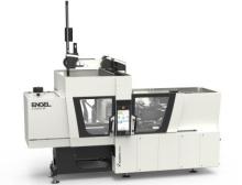 The Engel e-victory injection moulding machine combines a tie-bar-less clamping unit with an electric injection unit