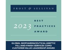 Identified as best-in-class CDMO in global biopharmaceutical aseptic fill-and-finish services