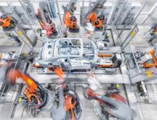 Audi is relying on cooperation with Kuka for the body-in-white production of two important volume models