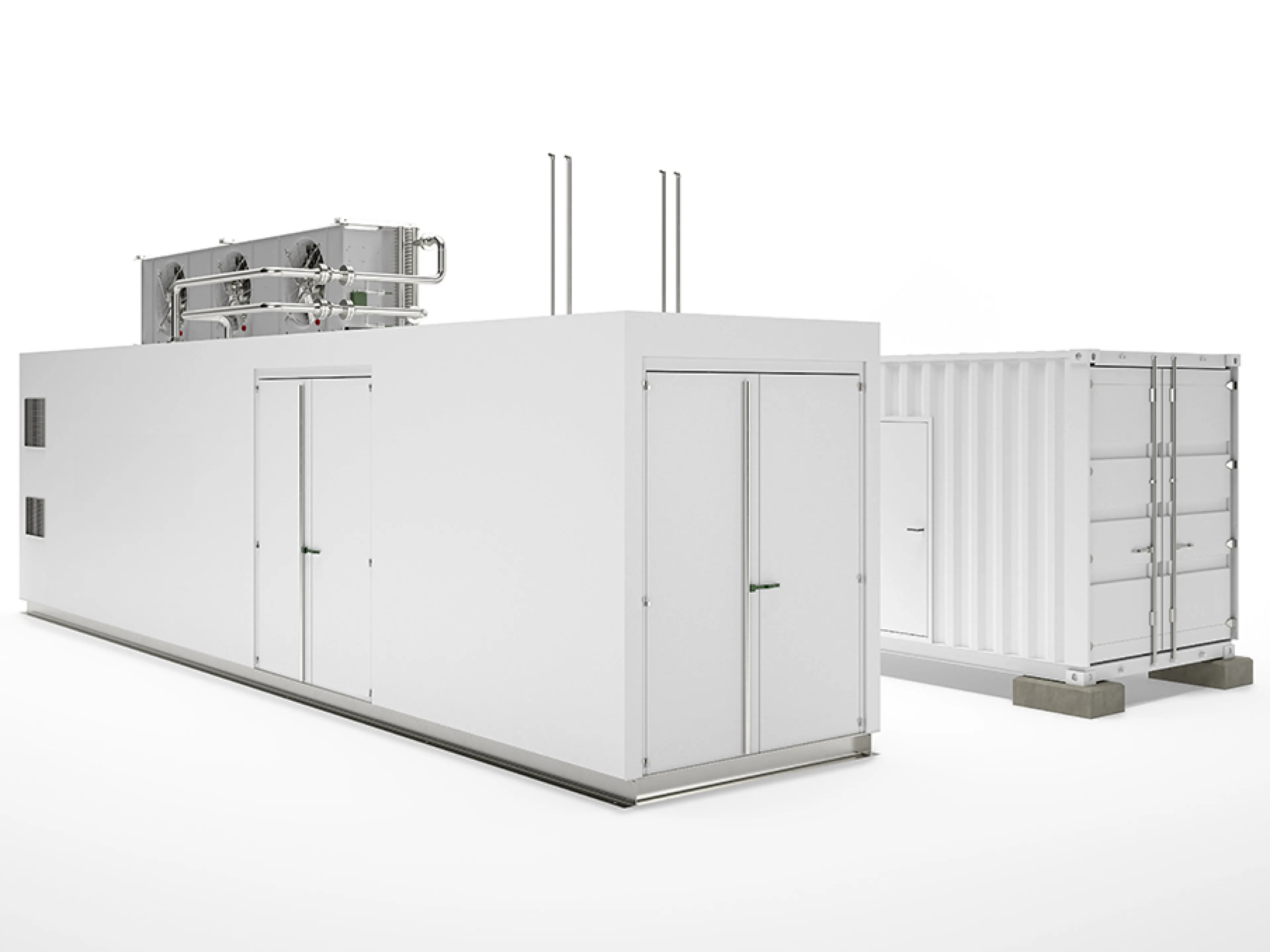 Alkaline water electrolyzer with a total capacity of one megawatt, Photo: Asahi Kasei Alkaline water electrolyzer from Asahi Kasei with a total capacity of one megawatt