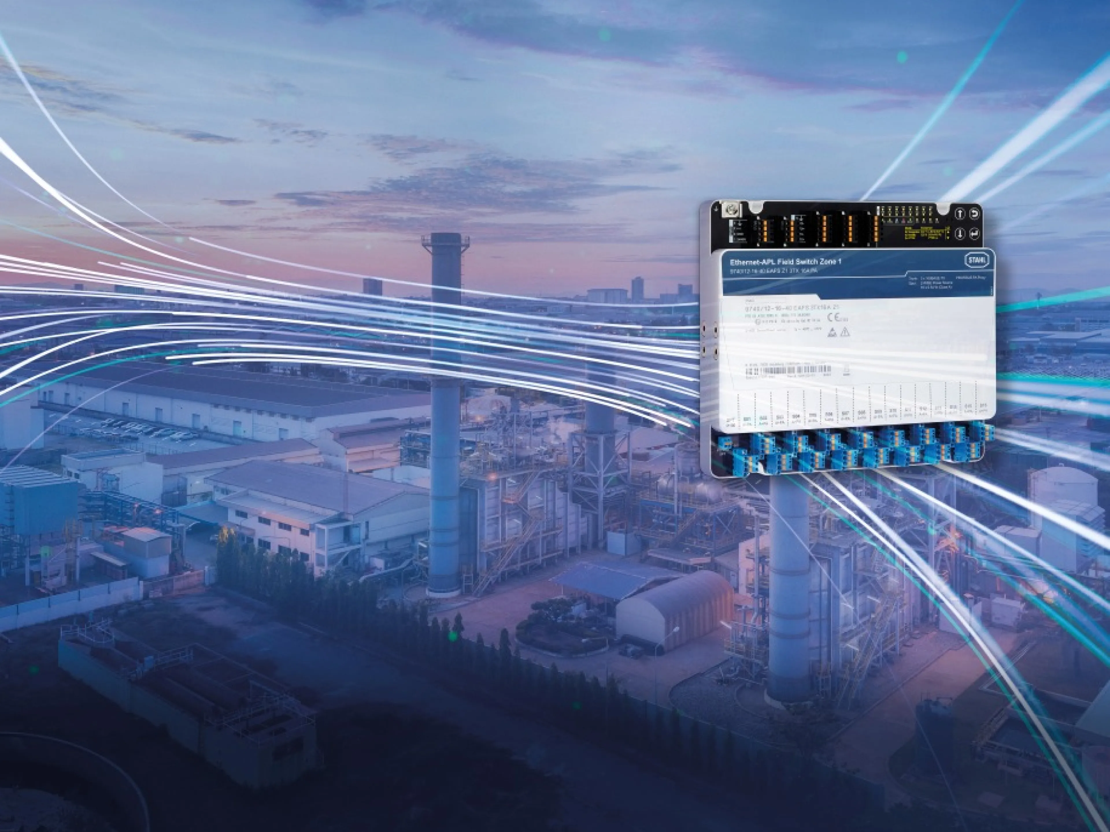 The Ethernet APL field switch from R. Stahl meets all the requirements of modern process automation and is ready for use in hazardous areas