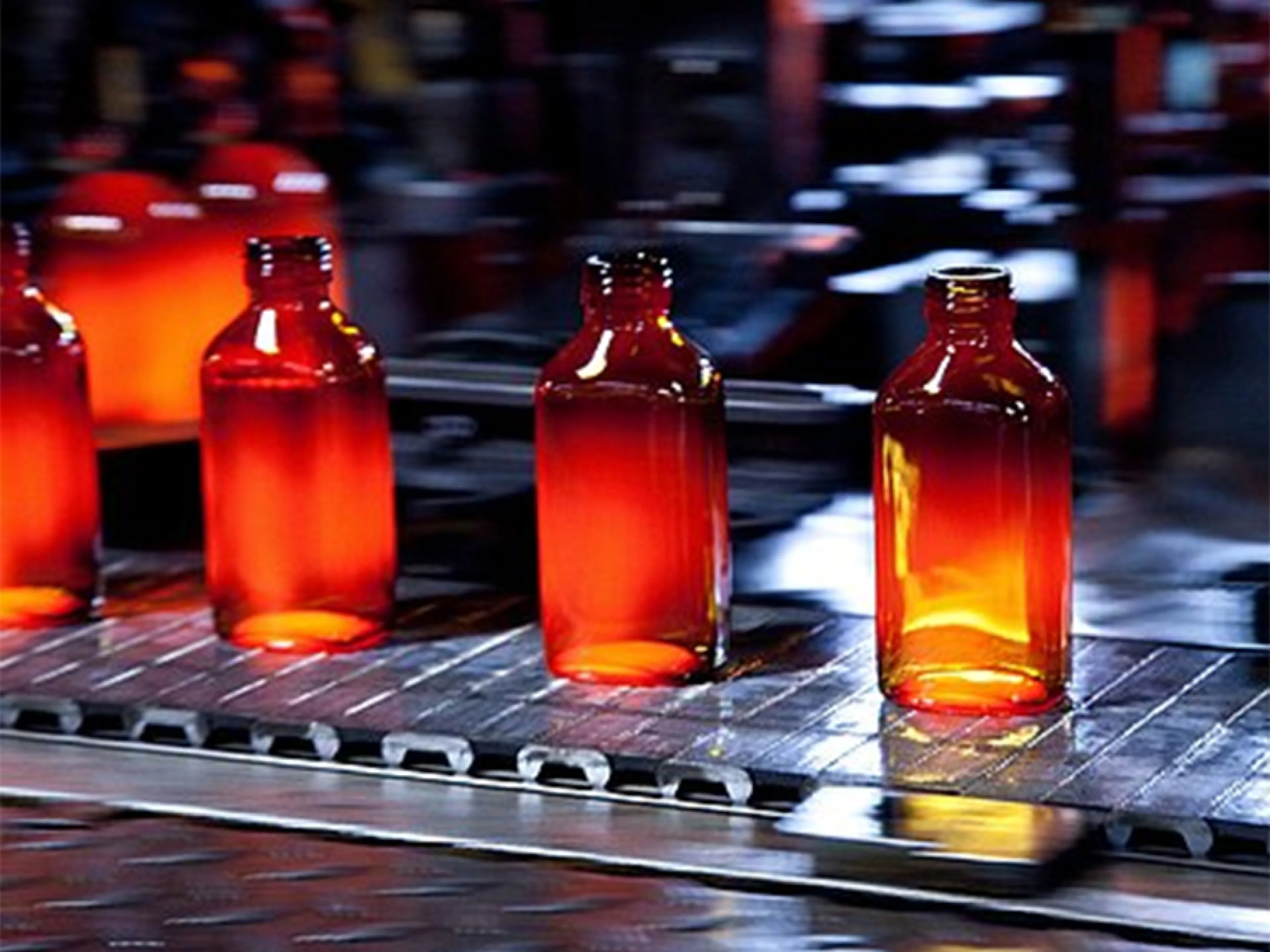 Gerresheimer glass production in the molded glass division