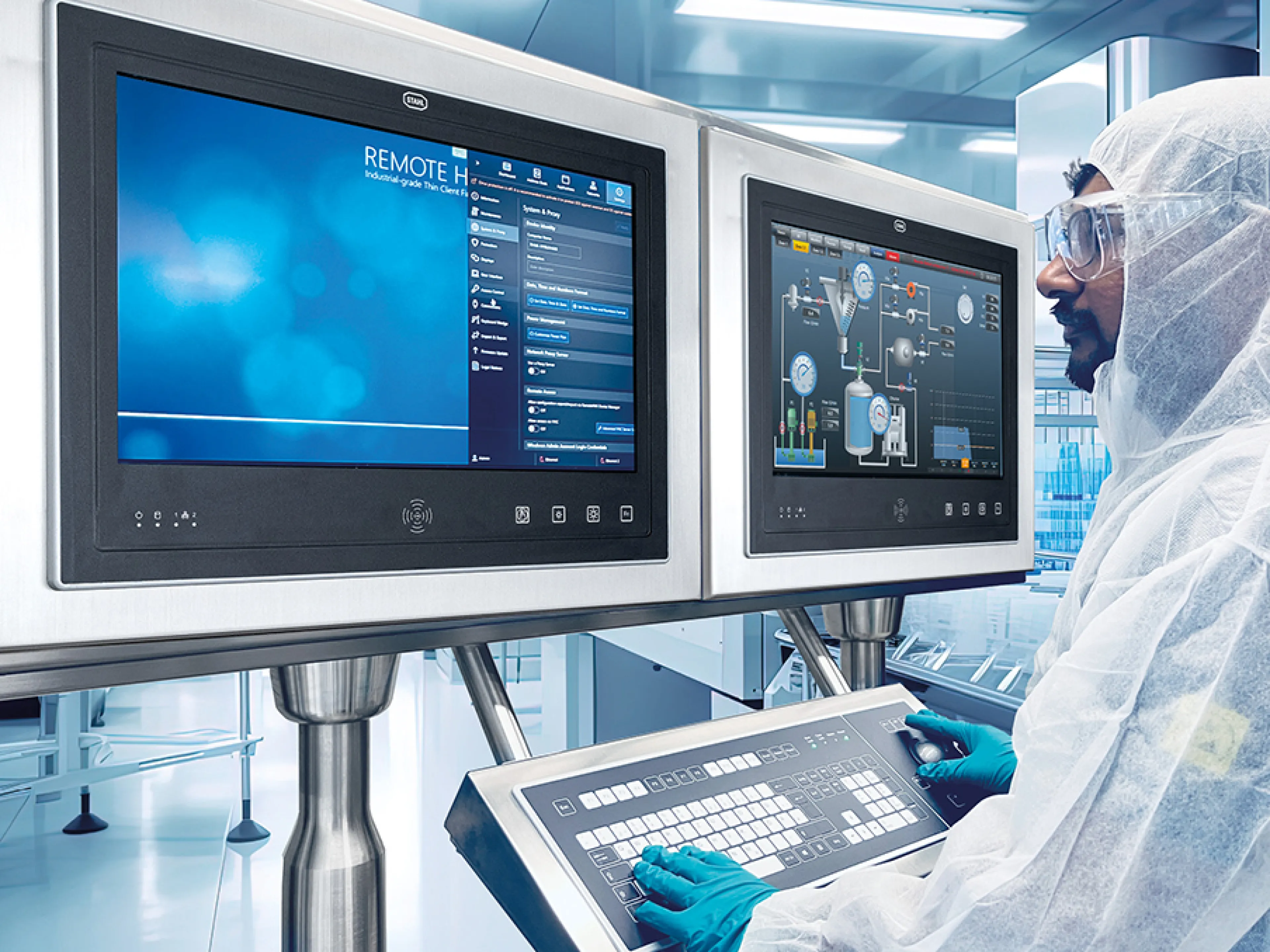 The new multi-monitor or keyboard sharing solutions improve production processes