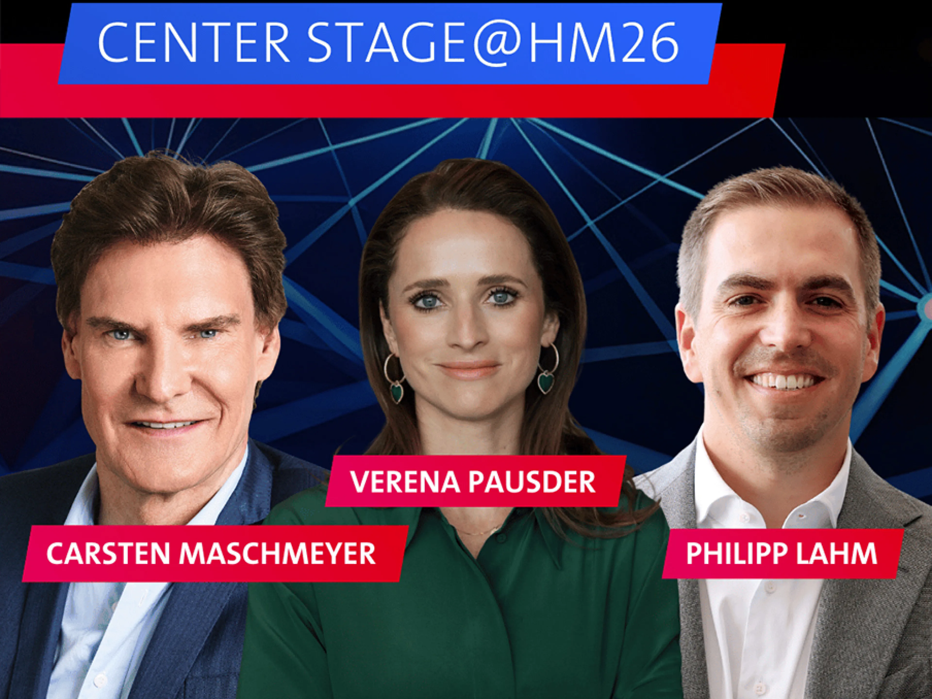 Center Stage at the 2026 Hannover Messe will focus on the transformation of industrial production. It will bring together leading figures from business, politics, academia, and civil society with decision-makers from global industry to discuss challenges, strategies, and solutions