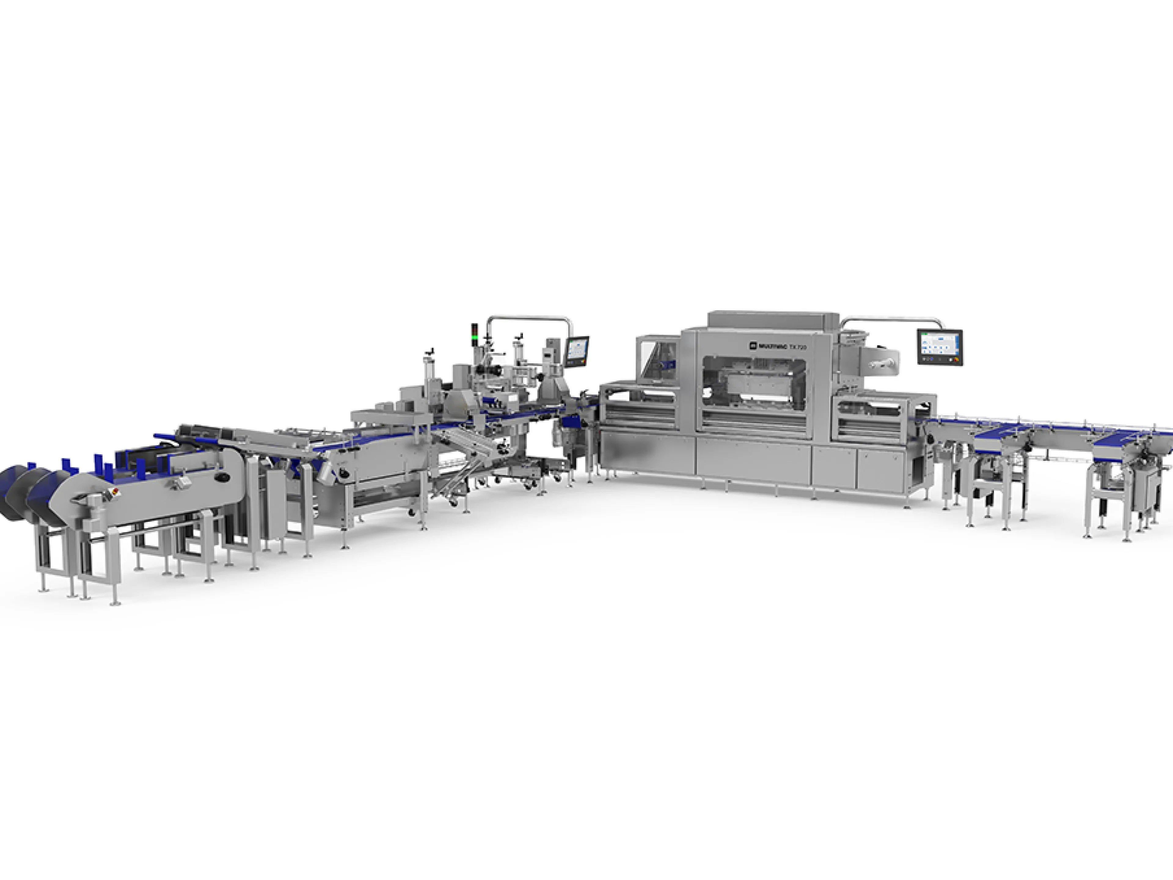 Tray sealer line with new close-cut tool contributes to sustainability through optimized material usage