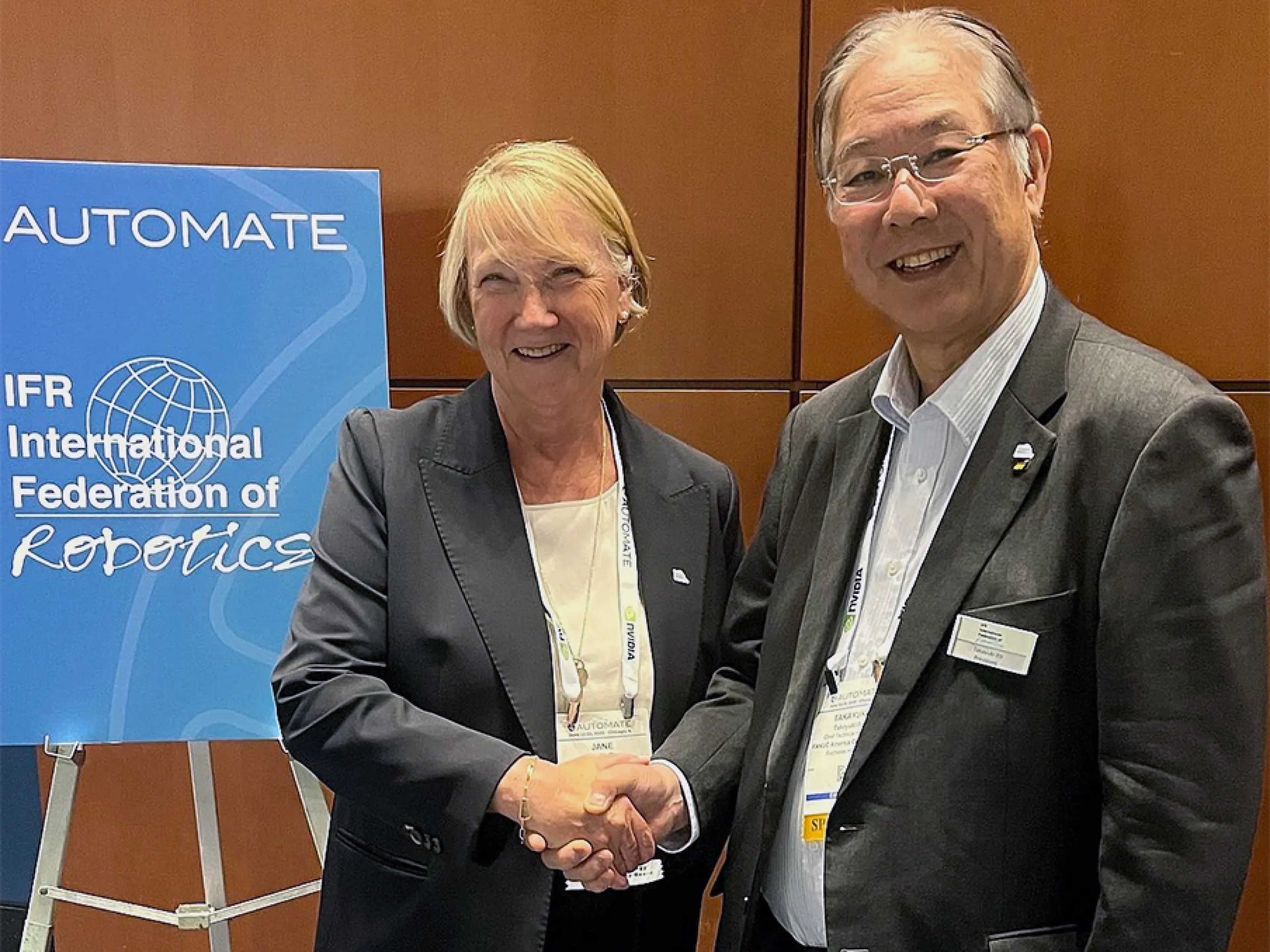 Jane Heffner is taking over from Takayuki Ito in Chicago; Photo: International Federation of Robotics