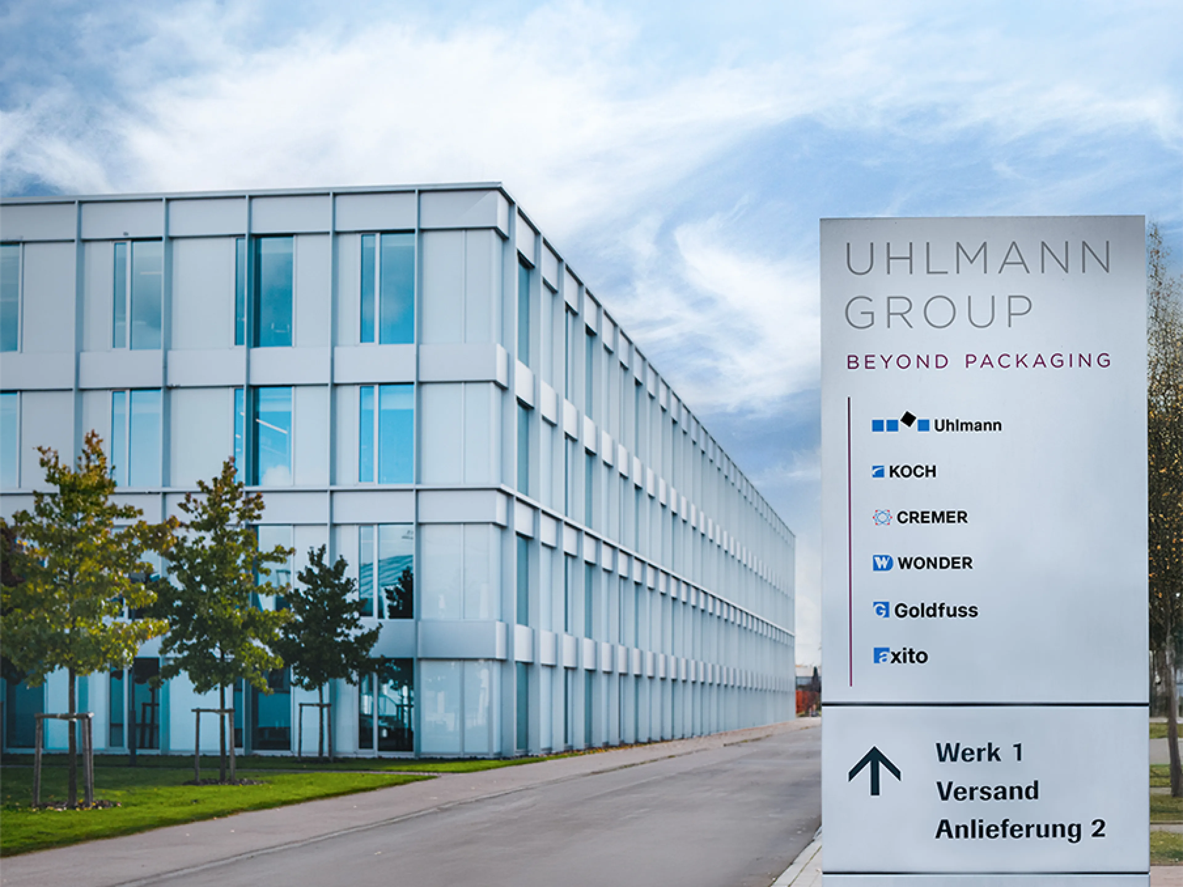 Headquarters of Uhlmann in Laupheim in Germany