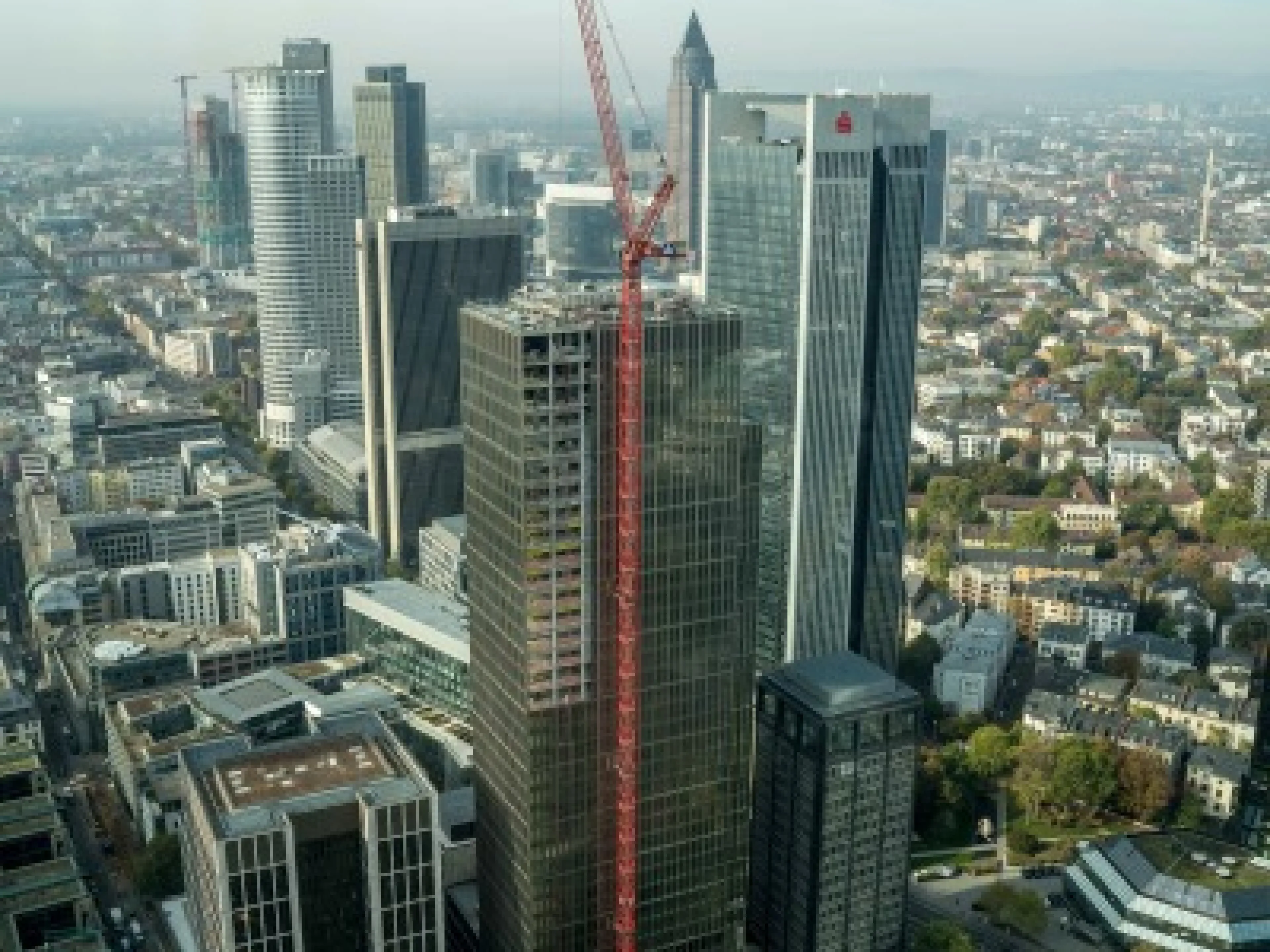 Master X-Seed technology was successfully applied for the construction of the Marienturm, an office tower under construction in Frankfurt/Main
