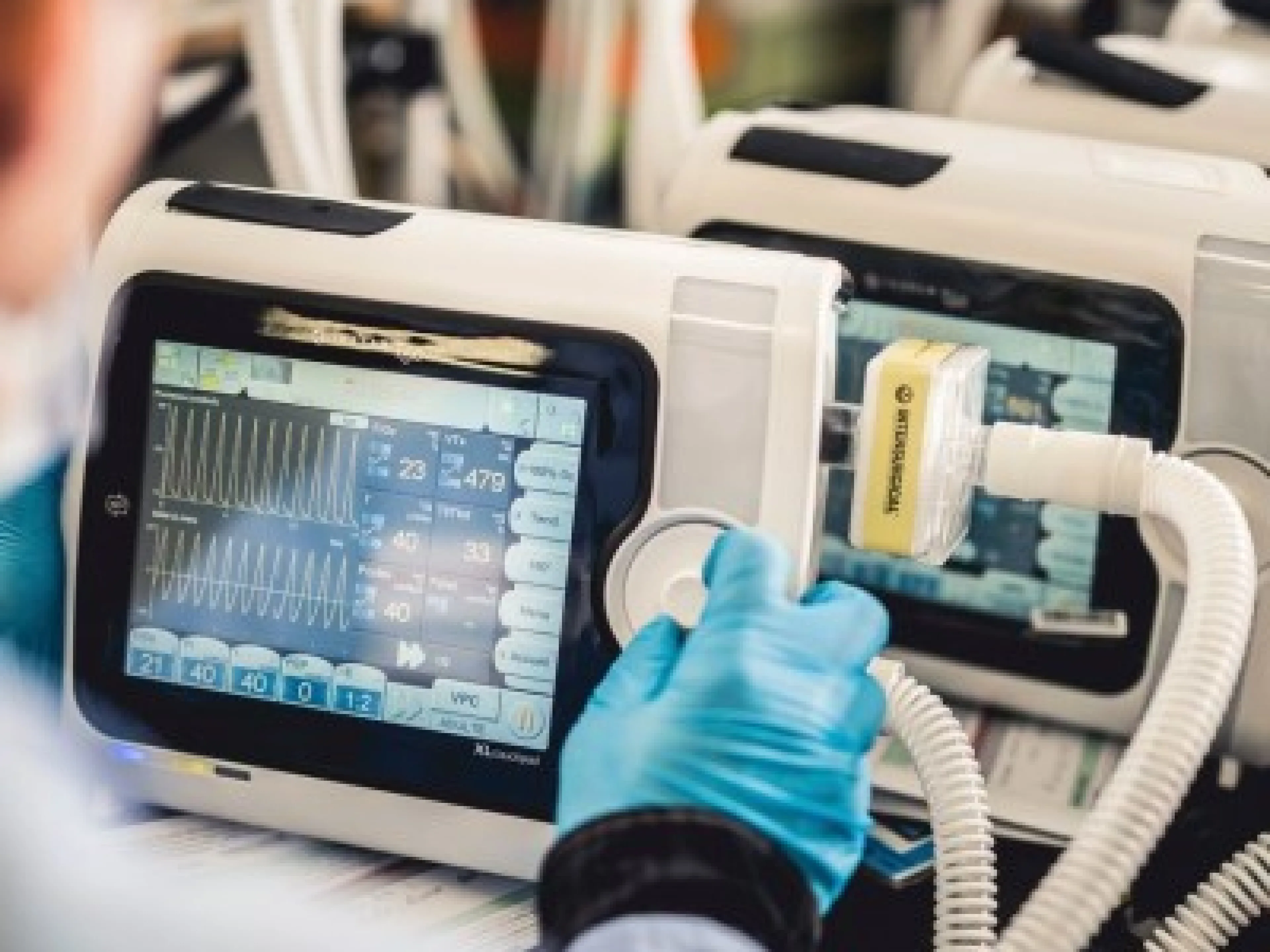 Soft and resilient: USB socket protection on Osiris respiratory device from Air Liquide Medical Systems