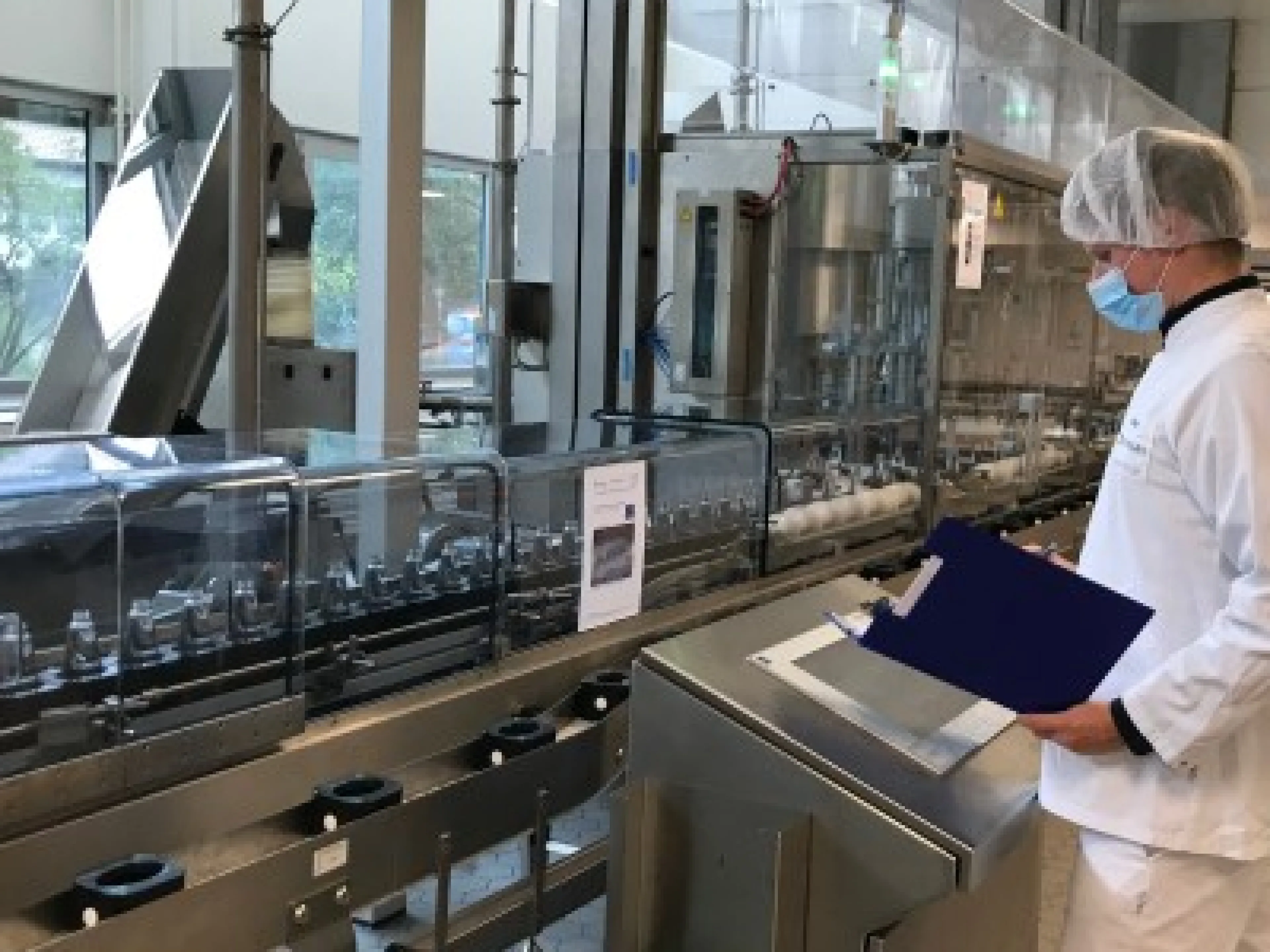 The new line from Syntegon meets the necessary Atex standards