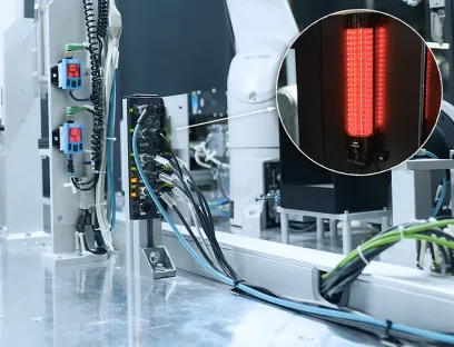 Using the integrated logic editor, the IO-Link master detects errors and immediately sends a signal to initiate troubleshooting, Photo: Sick Using the integrated logic editor, the IO-Link master detects errors and immediately sends a signal to initiate troubleshooting