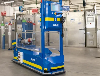 Linde has automated the demanding production process for test gases, which are mainly used to calibrate measuring instruments