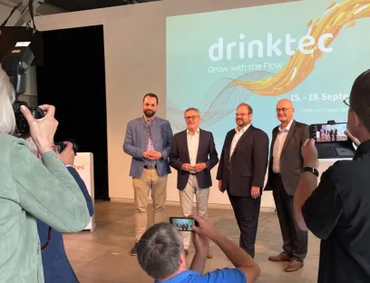Drinktec press conference on June 3, 2025, in Freising