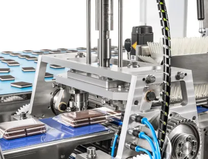 The Box Motion cross-sealing unit with ultrasonic technology enables tighter seals and a wider selection of films