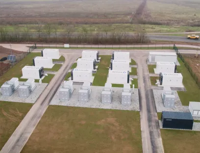 Föhren Battery Storage Park in Rhineland-Palatinate in Germany