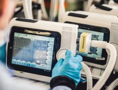 Soft and resilient: USB socket protection on Osiris respiratory device from Air Liquide Medical Systems