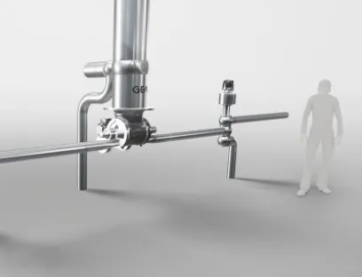 Thanks to Gea's new patented No Intervention Fines Return System (FRS), the cleaning-in-place processes of the spray dryers' fines return are automated, Photo: Gea