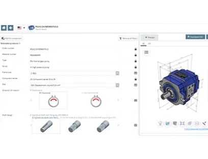 Digital twin of hydraulik system in 3D