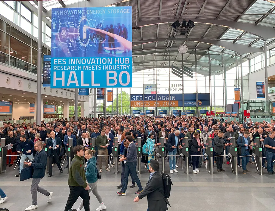 Around 107,000 visitors came to the trade fair alliance “The smarter E Europe 2025” in Munich