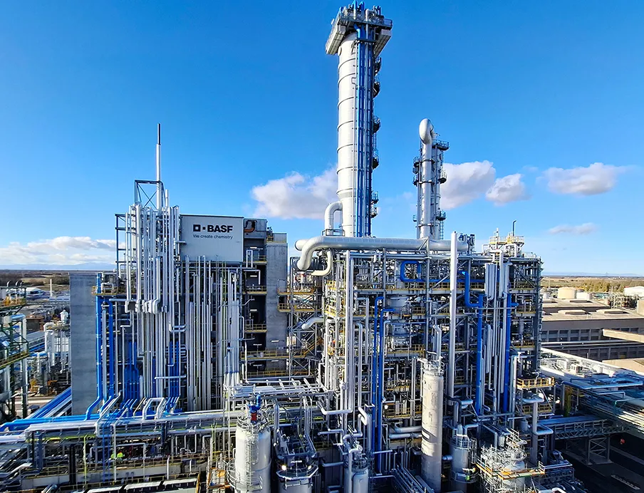 The new BASF HMD plant in Chalampé for polyamide 6.6 production