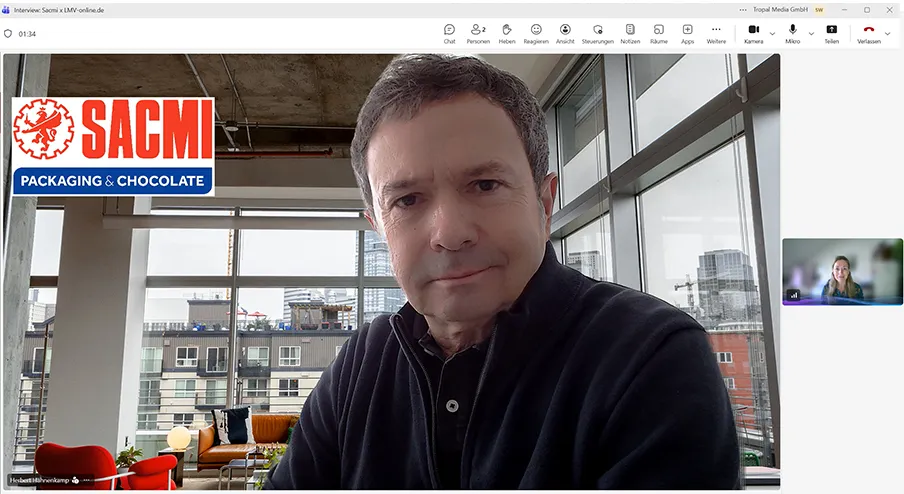 The conversation between Herbert Hahnenkamp and Editor-in-Chief Susanne Woggon took place via Microsoft Teams
