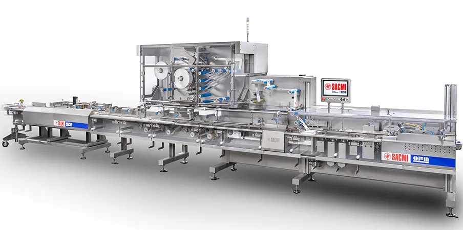 The new JTA+ form-fill-seal machine with automatic film splicer, Photo: Sacmi