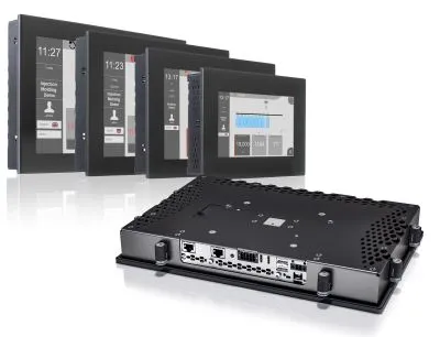 The Power Panel C80 combines the advantages of a powerful controller and a modern operator terminal in a single HMI device, Photo: B&R The Power Panel C80 combines the advantages of a powerful controller and a modern operator terminal in a single HMI device
