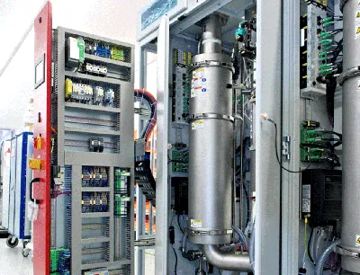 System for thermal gas treatment, Photo: Centrotherm Clean Solutions System for thermal gas treatment