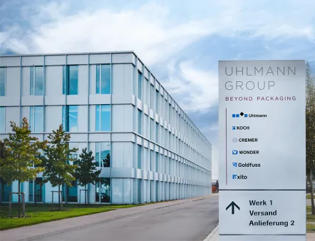 Headquarters of Uhlmann in Laupheim in Germany